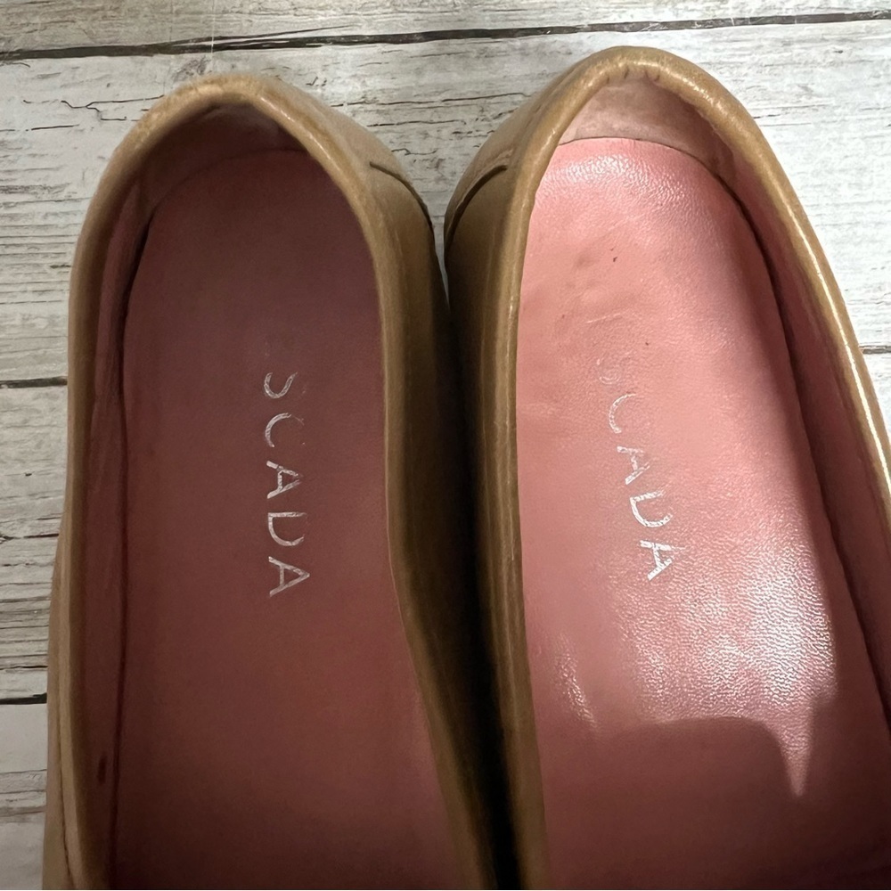 Escada Tan Leather Loafers - Picture 9 of 14